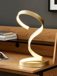 Hamburg Gold Table Lamp - LED Strip And Dimmable Switch