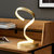 Hamburg Gold Table Lamp - LED Strip And Dimmable Switch
