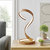 Hamburg Light Wood Table Lamp - LED Strip And Dimmable Switch