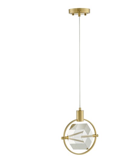 Finesse Decor Hollywood Cube 1 Light Pendant - Gold product
