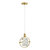 Hollywood Cube 1 Light Pendant - Gold