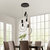 Hong Kong LED Circular Chandelier - Matte Black