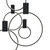 Hong Kong LED Circular Chandelier - Matte Black