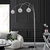 Horizontal Crystal Spheres Floor Lamp - 3 Light