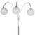 Horizontal Crystal Spheres Floor Lamp - 3 Light