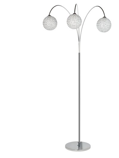 Finesse Decor Horizontal Crystal Spheres Floor Lamp - 3 Light product