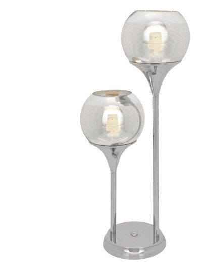 Finesse Decor Istanbul Chrome Shades Table Lamp // 2 Lights product