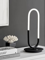LED Single Clip Table Lamp - Matte Black