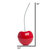 Medium Bright Red Cherry Sculpture 22" Tall