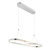 Minsk Single Rectangular Chandelier - Chrome