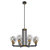 Monachopsis Large Gold & Black Chandelier