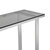 Monolith Chic Marble Console Table - White/Black Top