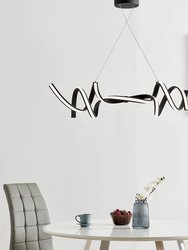 Munich LED Horizontal Chandelier - Black