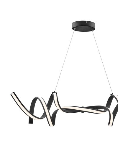 Finesse Decor Munich LED Horizontal Chandelier - Black product