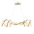 Munich LED Horizontal Chandelier - Gold