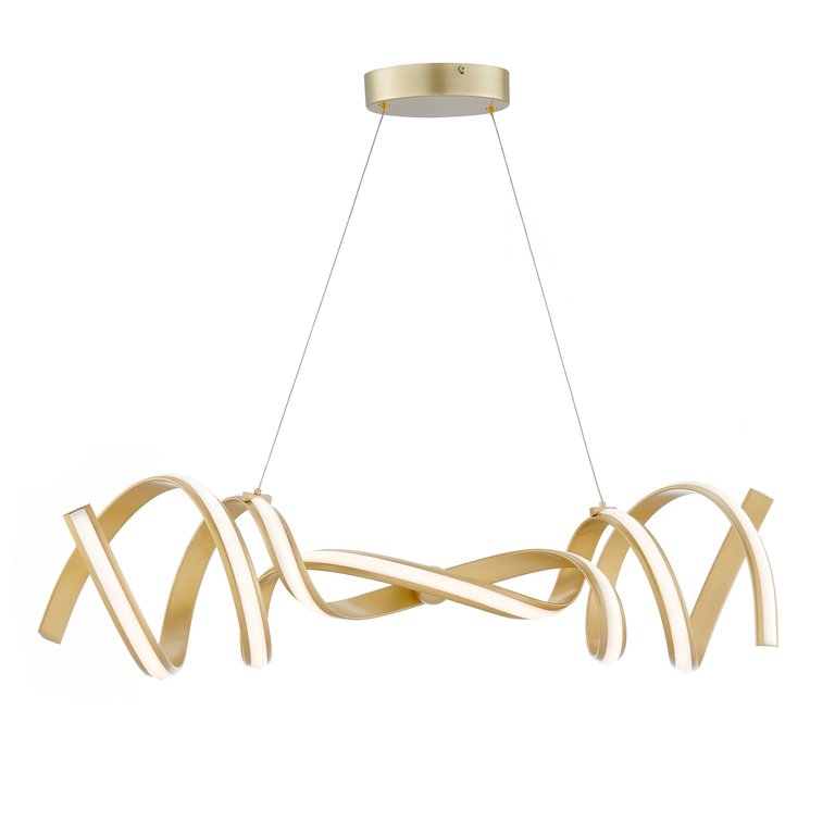 Munich LED Horizontal Chandelier - Gold