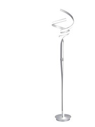 Munich LED Silver 63" Floor Lamp // Dimmable