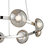 Orbis Halo Chandelier - Polish Nickel