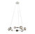 Orbis Halo Chandelier - Polish Nickel