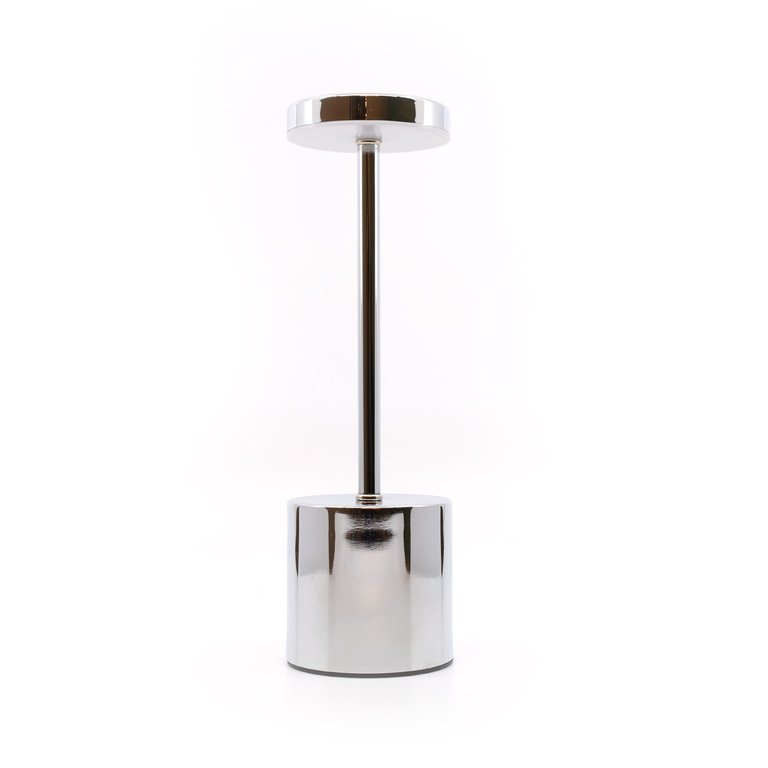 Pulse Rechargeable Table Lamp - Chrome