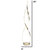 Sandy Gold Vienna LED 55" Tall Floor Lamp - Dimmable