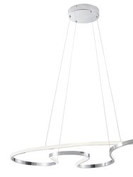 Shanghai LED Adjustable Chandelier - Chrome