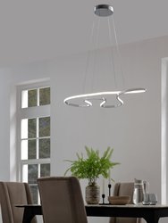 Shanghai LED Adjustable Chandelier - Chrome