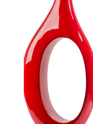 Small Trombone Vase - Red