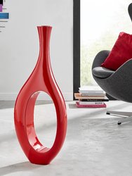 Small Trombone Vase - Red