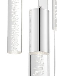 Sparkling Night Cylinder Chandelier - 13 Light