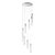 Sparkling Night Cylinder Chandelier - 9 Light