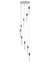 Sparkling Night Cylinder Chandelier - 9 Light