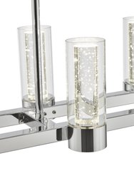 Sparkling Night LED Rectangular Chandelier// 8 Lights