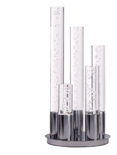 Finesse Decor Table Lamp Five Acrylic Tube LED - 25" H x 12" L x 12" W product