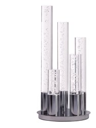 Table Lamp Five Acrylic Tube LED - 25" H x 12" L x 12" W