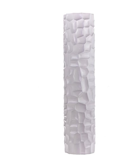 Finesse Decor Textured Honeycomb Vase 52" - White product
