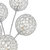 Thailand Crystal Domes Table Lamp With 5 Light