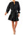 Coco Silk Dress In Black - Black