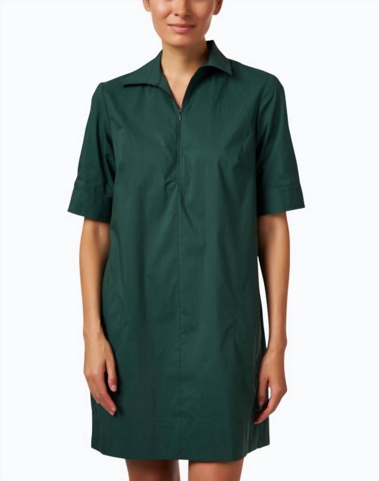 Endora Dress In Evergreen - Evergreen