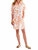 Miller Dress In Coral Print - Coral Print