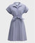 Rocky Crisp Cotton Dress In Blue Stripe