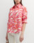 Sirena Button-Down Shirt In Pinwheel Abstract Print - Pinwheel Abstract Print