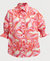 Sirena Button-Down Shirt In Pinwheel Abstract Print