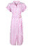 Stripe Smithy Sash Waist Shirt Dress In White/pink