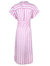 Stripe Smithy Sash Waist Shirt Dress In White/pink