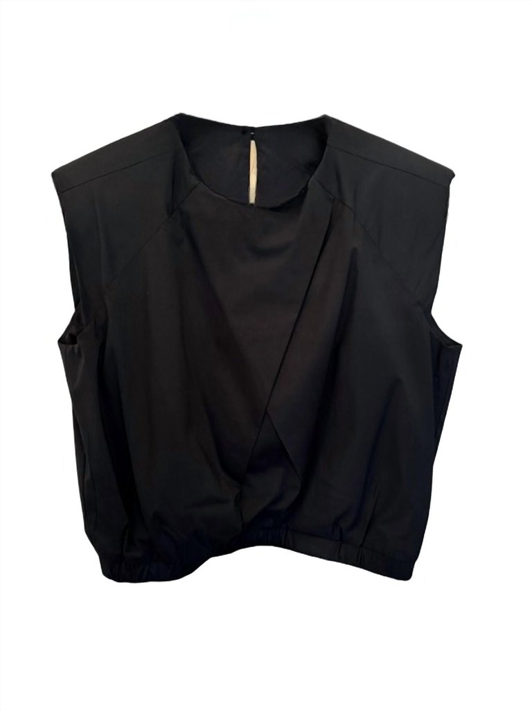 Women's Sydney Crop Top In Black - Black