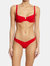 Grenadins Balconette Top - Cousteau Red