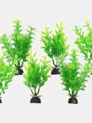 Assorted Designs Aquarium Plant Pack Of 6 - One Size - Green