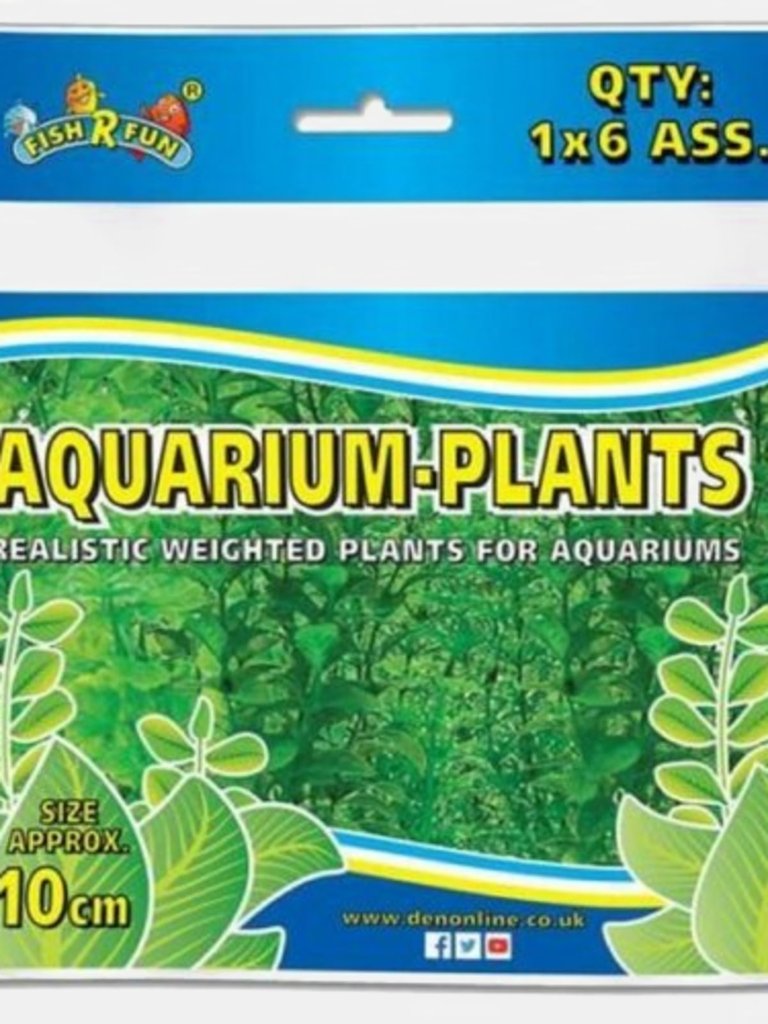 Assorted Designs Aquarium Plant Pack Of 6 - One Size