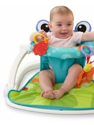 Fisher-Price Sit-Me-Up Floor Seat - Frog, portable baby chair with toys